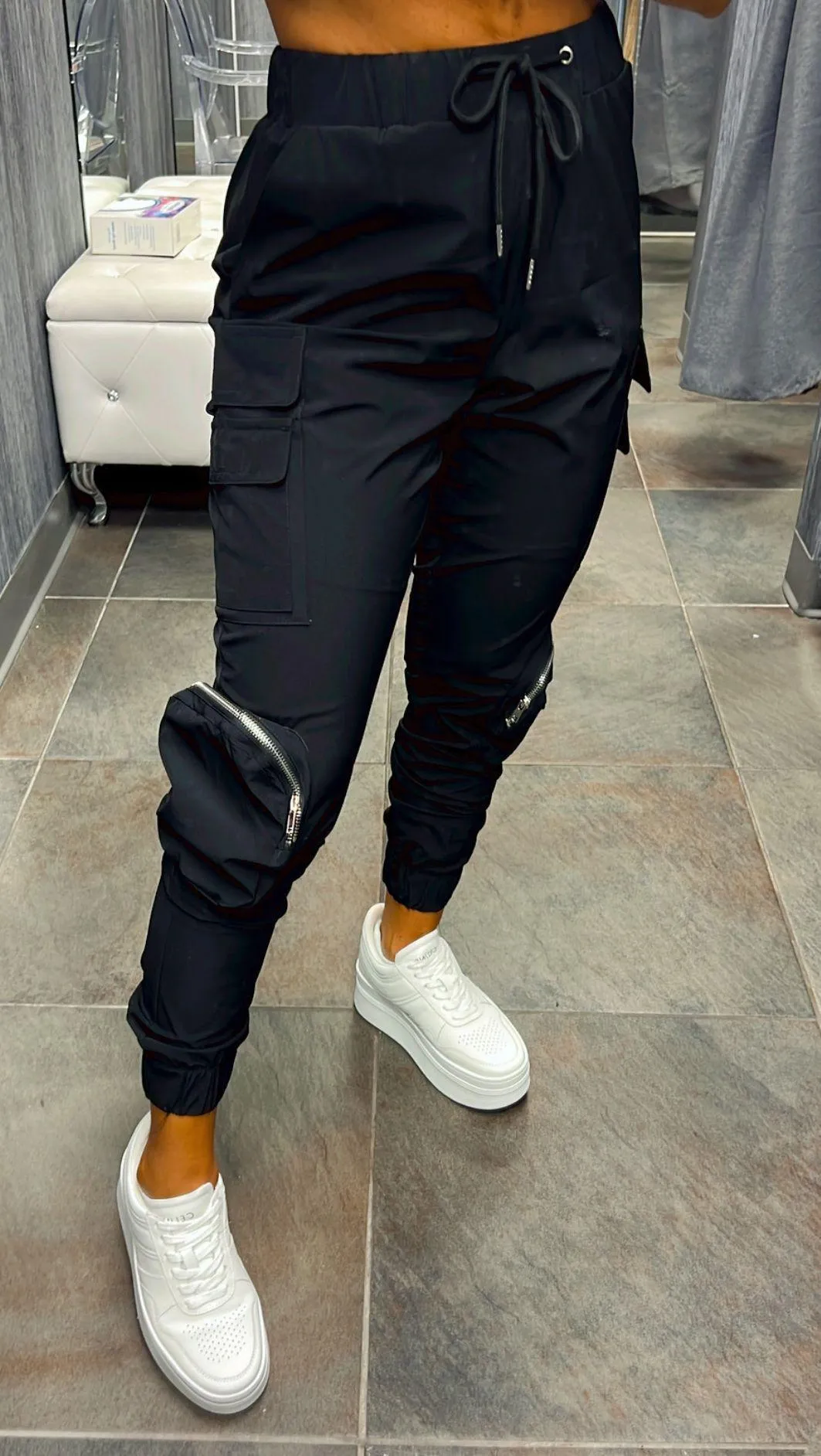 5740 Utility pocket nylon jogger pants