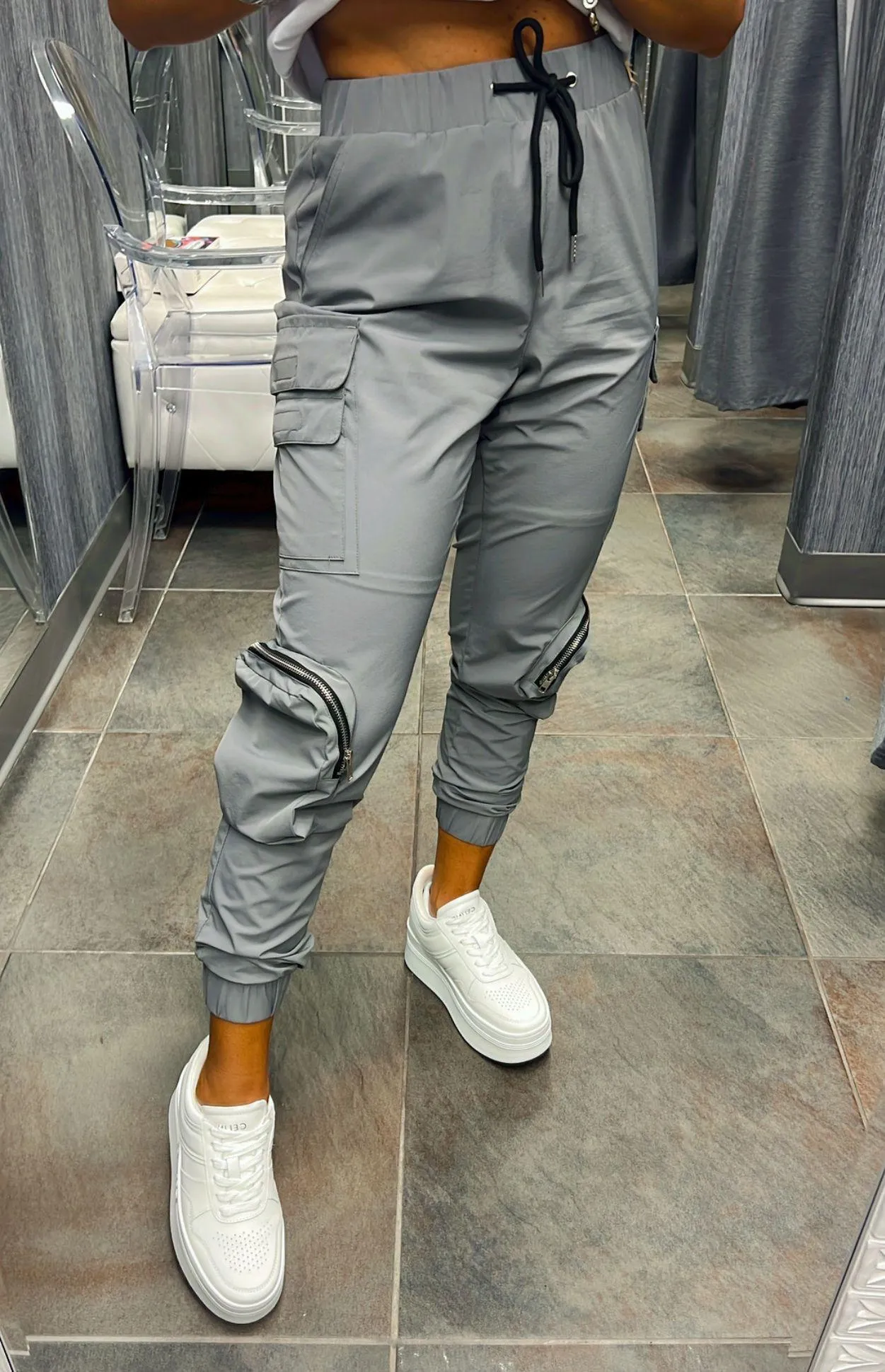 5740 Utility pocket nylon jogger pants