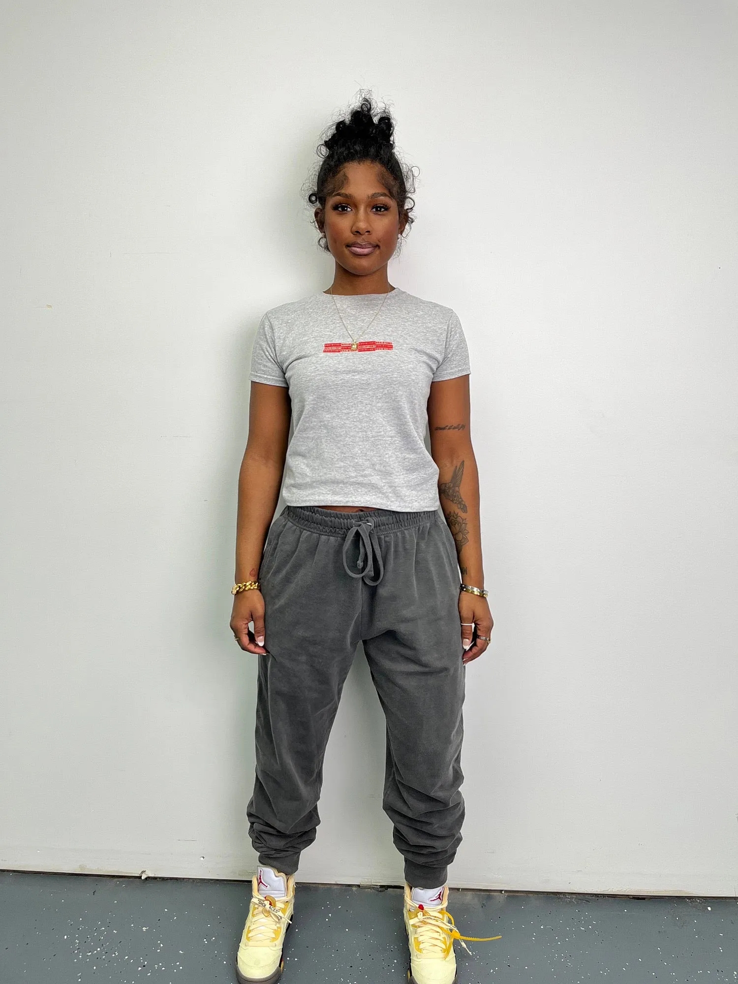 DARK GREY BASIC JOGGERS